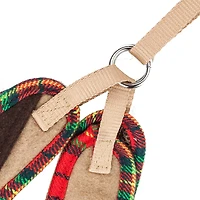 Pet Life Luxe 'Dapperbone' 2-In-1 Mesh Reversed Adjustable-Leash W/ Fashion Bowtie Dog Harness
