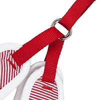 Pet Life Luxe 'Spawling' 2-In-1 Mesh Reversed Adjustable-Leash W/ Fashion Bowtie Dog Harness