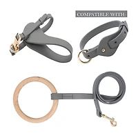Pet Life Ever-Craft' Boutique Series Adjustable Designer Leather Dog Harness