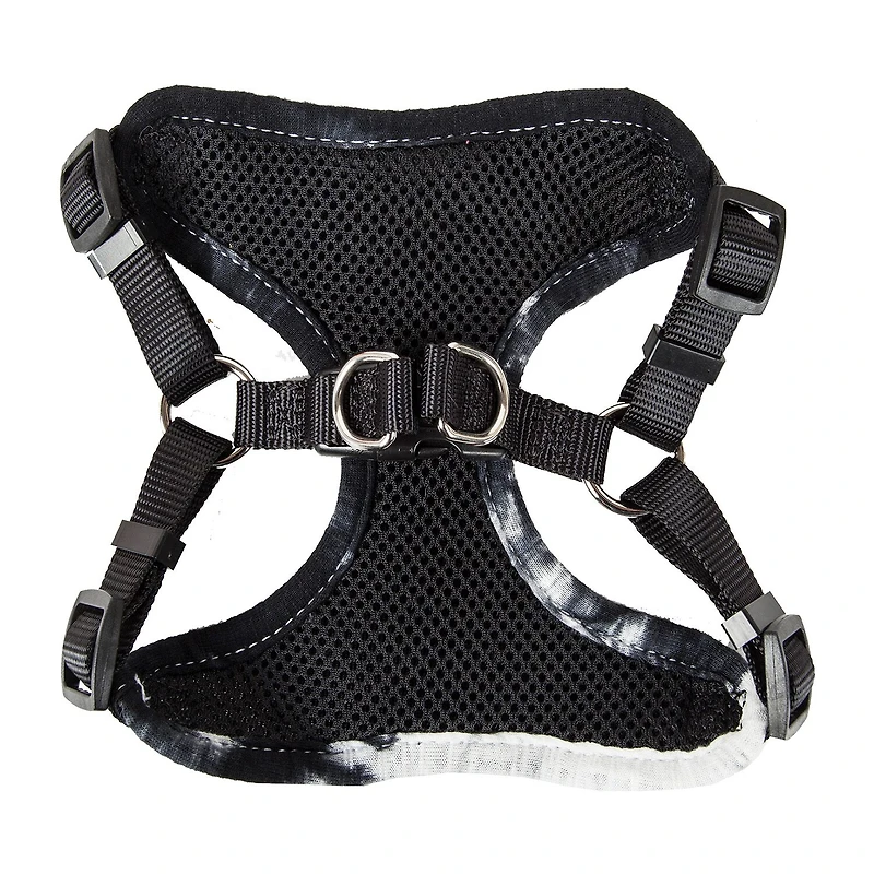 Pet Life Bonatied' Mesh Reversible And Breathable Adjustable W/ Designer Neck Tie Dog Harness