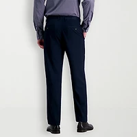 Haggar JMH Herringbone Mens Stretch Fabric Classic Fit Flat Front Suit Pant