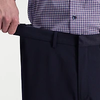 Haggar JMH Herringbone Mens Stretch Fabric Classic Fit Flat Front Suit Pant