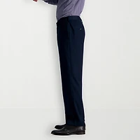 Haggar JMH Herringbone Mens Stretch Fabric Classic Fit Flat Front Suit Pant
