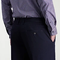 Haggar JMH Herringbone Mens Stretch Fabric Classic Fit Flat Front Suit Pant