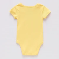 Okie Dokie Baby Unisex Round Neck Short Sleeve Rib Bodysuit
