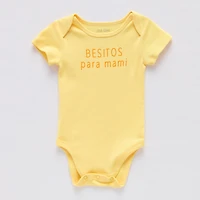 Okie Dokie Baby Unisex Round Neck Short Sleeve Rib Bodysuit