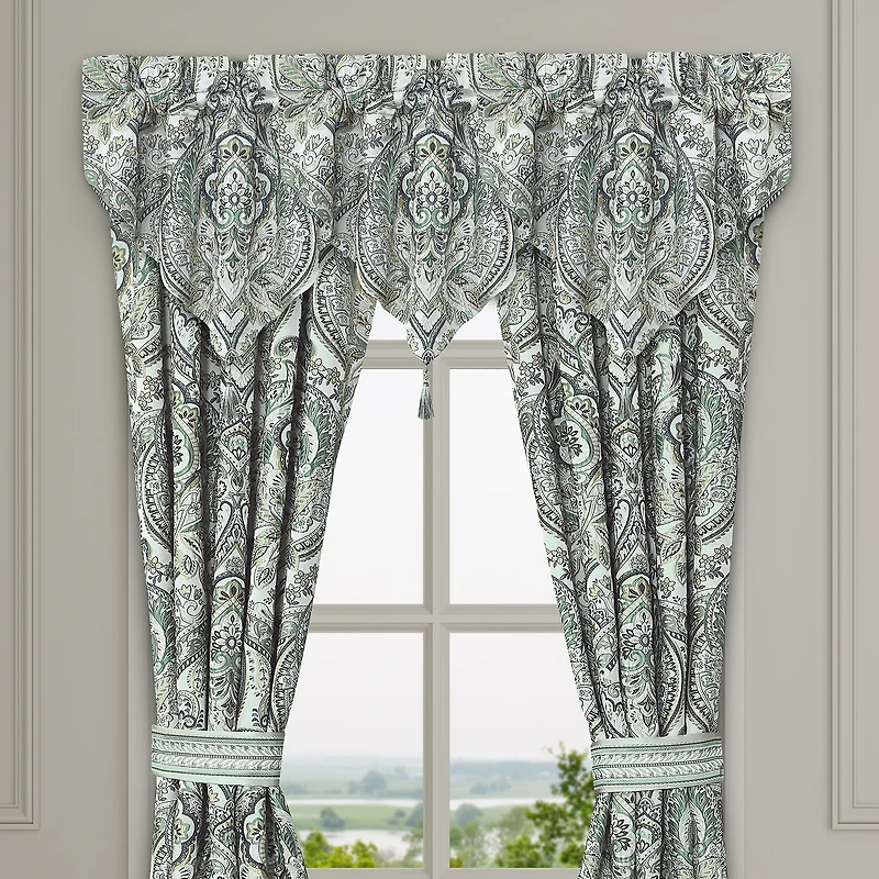 Queen Street Nicole Rod Pocket Ascot Valance