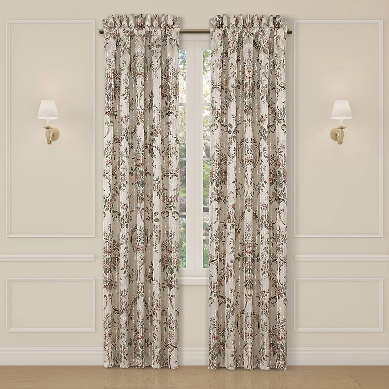 Queen Street Pecora Rod Pocket Room Darkening Set of 2 Curtain Panel