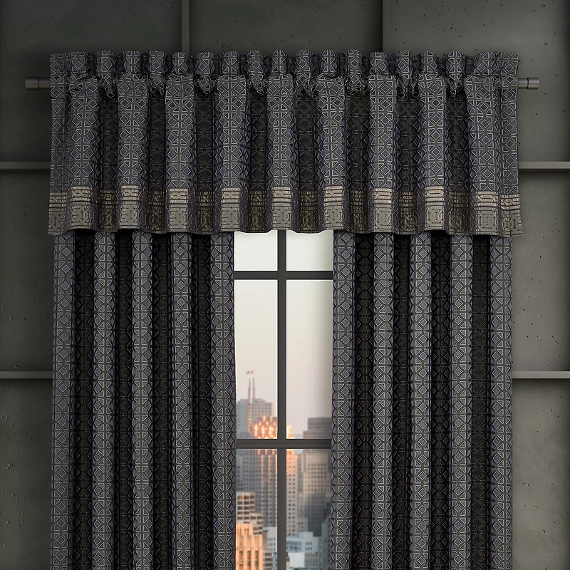 Queen Street Avelyn Rod Pocket Tailored Valance