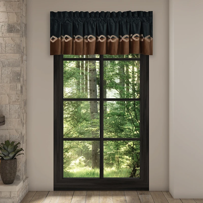 Queen Street Benson Rod Pocket Tailored Valance