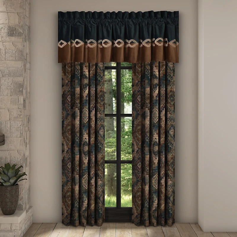 Queen Street Benson Rod Pocket Tailored Valance