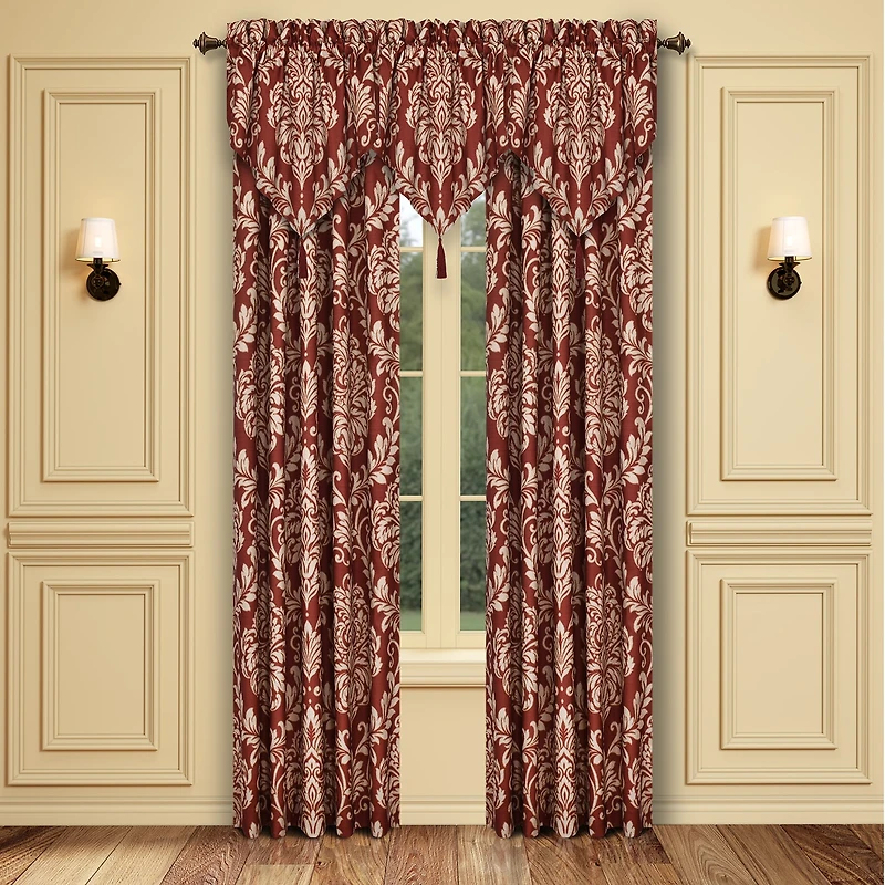Royal Court Lazia Rod Pocket Ascot Valance