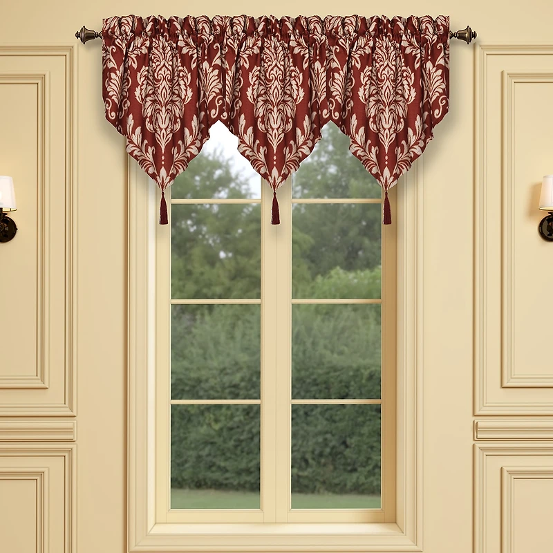 Royal Court Lazia Rod Pocket Ascot Valance