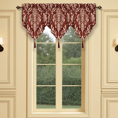 Royal Court Lazia Rod Pocket Ascot Valance