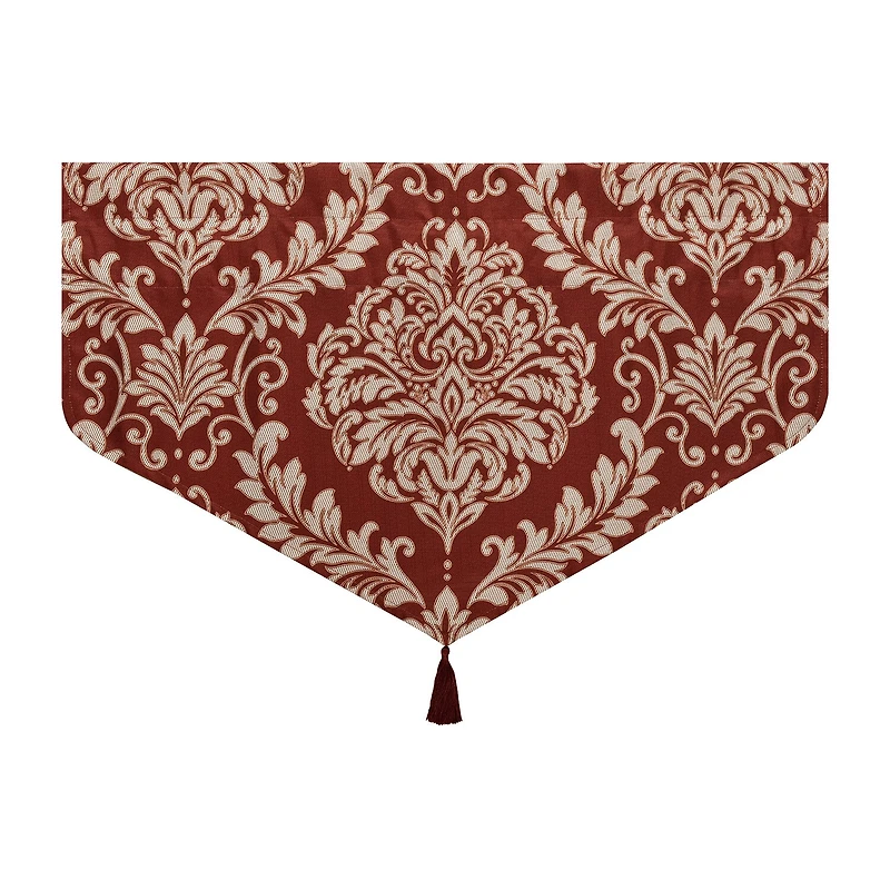 Royal Court Lazia Rod Pocket Ascot Valance