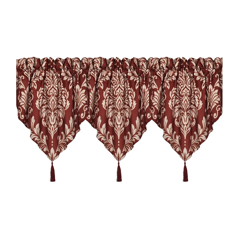 Royal Court Lazia Rod Pocket Ascot Valance