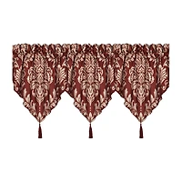 Royal Court Lazia Rod Pocket Ascot Valance