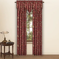Royal Court Bari Rod Pocket Ascot Valance