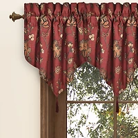 Royal Court Bari Rod Pocket Ascot Valance