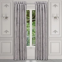 Queen Street Mira Rod Pocket Room Darkening Set of 2 Curtain Panel