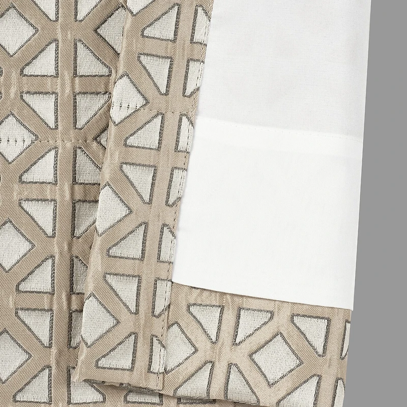 Queen Street Avelyn Rod Pocket Room Darkening Set of 2 Curtain Panel