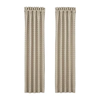 Queen Street Avelyn Rod Pocket Room Darkening Set of 2 Curtain Panel