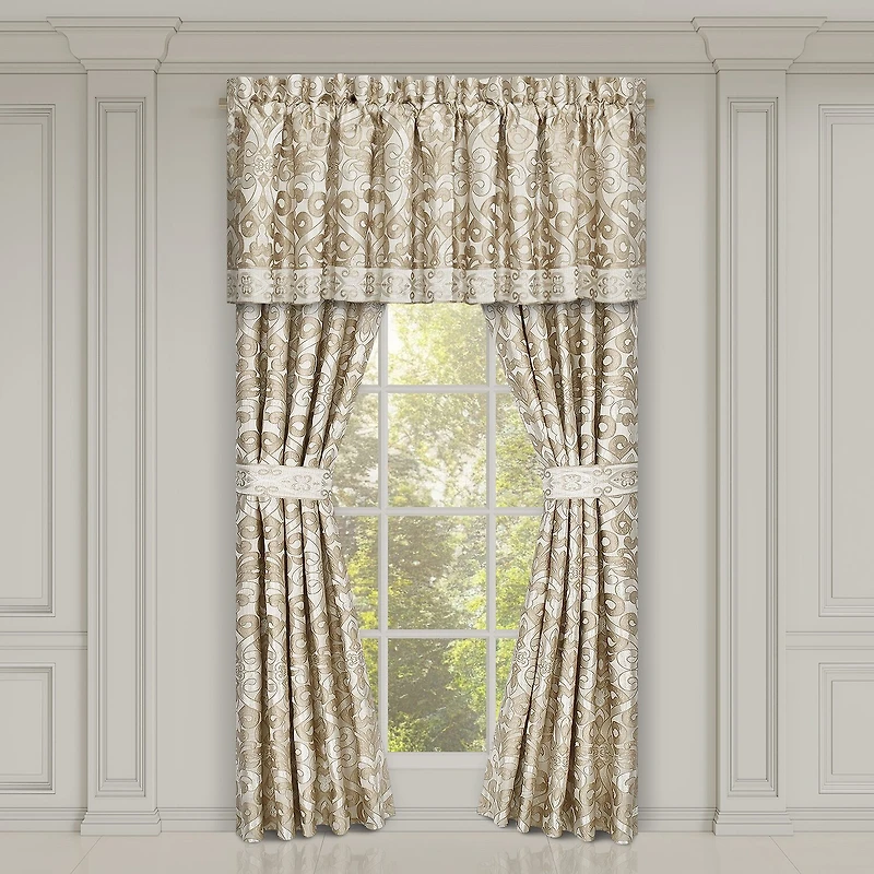 Queen Street Amarella Rod Pocket Room Darkening Set of 2 Curtain Panel