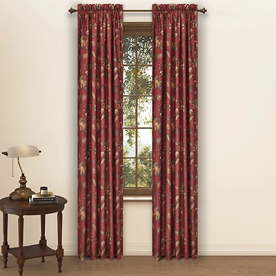 Royal Court Bari Rod Pocket Room Darkening Set of 2 Curtain Panel
