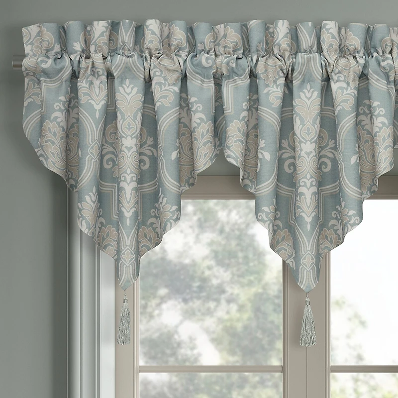 Royal Court Tranquilty Rod Pocket Ascot Valance