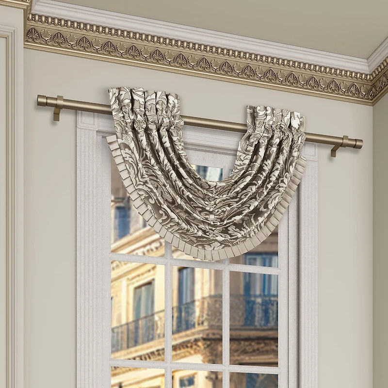 Queen Street Branson Rod Pocket Waterfall Valance