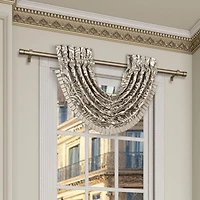 Queen Street Branson Rod Pocket Waterfall Valance
