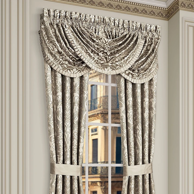 Queen Street Branson Rod Pocket Waterfall Valance