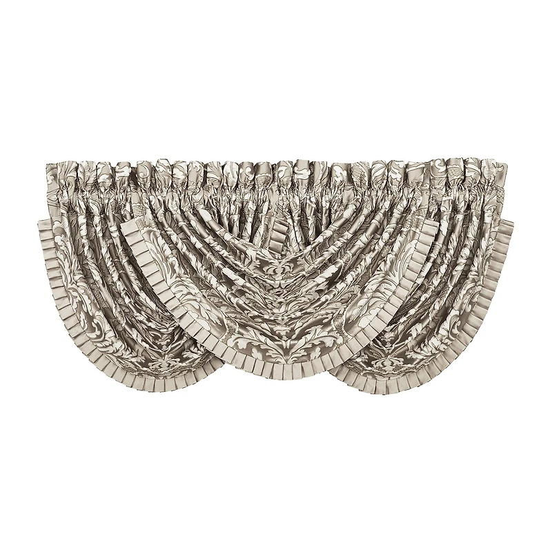Queen Street Branson Rod Pocket Waterfall Valance