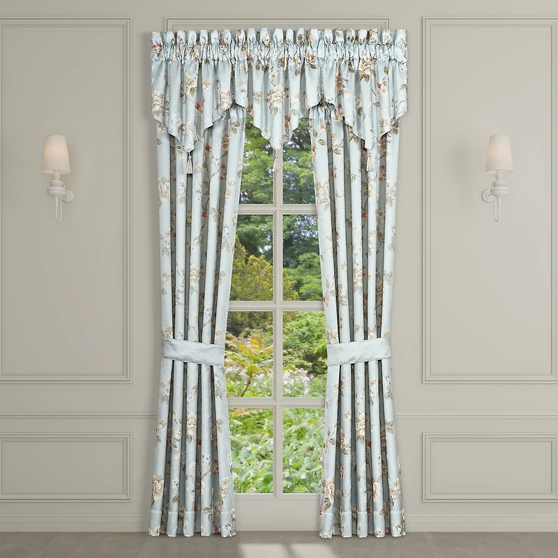 Queen Street Paris Rod Pocket Room Darkening Set of 2 Curtain Panel