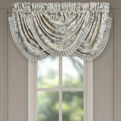 Queen Street Annalise Rod Pocket Waterfall Valance