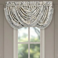 Queen Street Annalise Rod Pocket Waterfall Valance