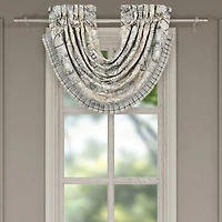 Queen Street Annalise Rod Pocket Waterfall Valance