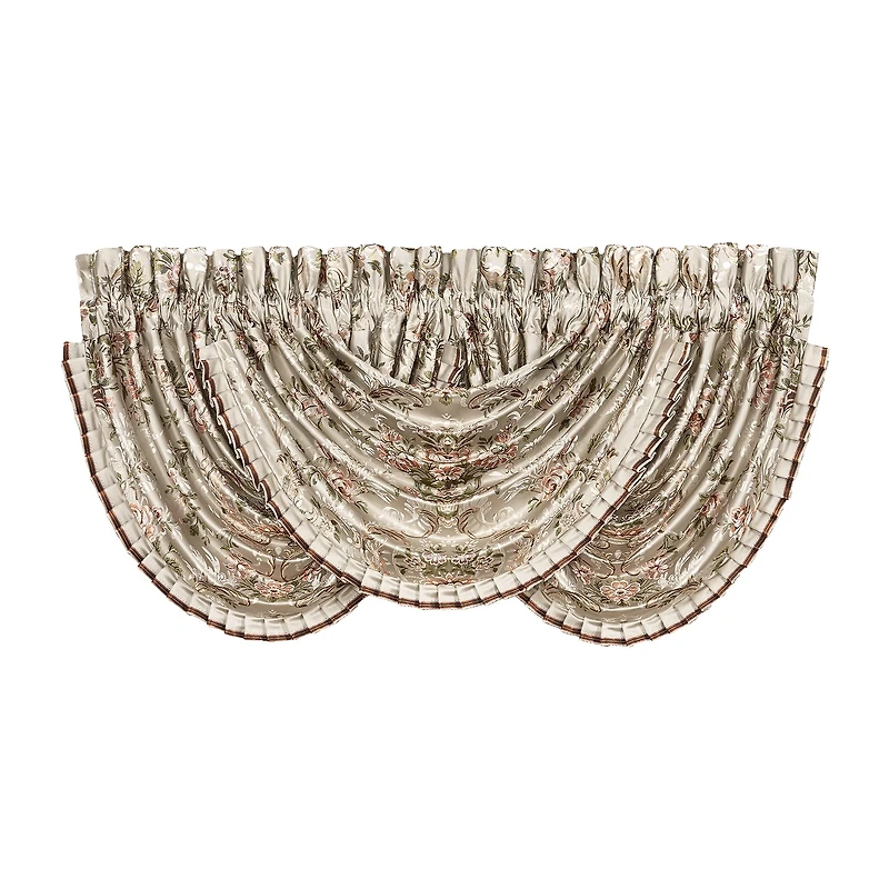 Queen Street Pecora Rod Pocket Waterfall Valance