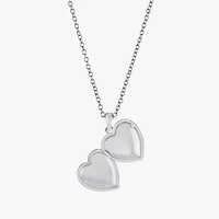 Silver Reflections Mama Womens Pure Silver Over Brass 18 Inch Locket Necklace