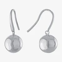 Silver Reflections Womens Pure Silver Over Brass Drop Earrings