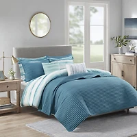Madison Park Anchorage 8-pc. Comforter and Coverlet Set
