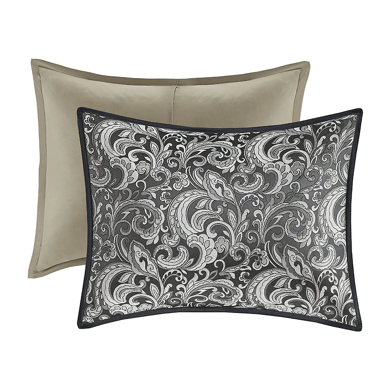 Madison Park Essentials Cadence 24-Pc Complete Bedding Set with Sheets and Window Treatments