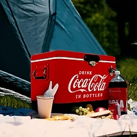 Coca-Cola Ice Chest Cooler with Bottle Opener- 51L (54 qt)- 85 Cans
