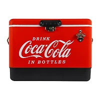 Coca-Cola Ice Chest Cooler with Bottle Opener- 51L (54 qt)- 85 Cans