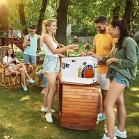 Miller Lite Ice Chest Cooler with Bottle Opener- 51L (54 qt)- 85 Cans