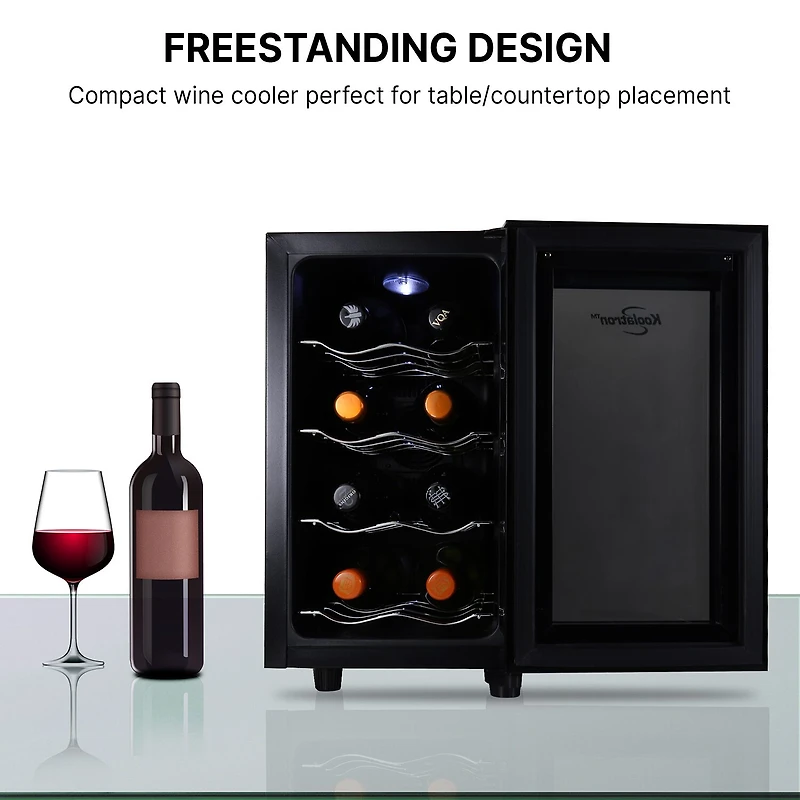 Koolatron Urban Series Bottle Wine Cooler Freestanding Wine Fridge