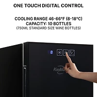 Koolatron Urban Series 10 Bottle Wine Cooler Freestanding Wine Fridge