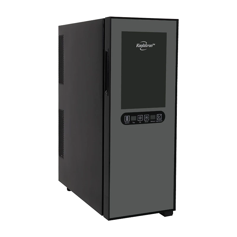 Koolatron 12 Bottle Dual Zone Wine Cooler Freestanding Wine Fridge