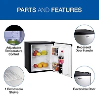 Koolatron Super Kool Portable Fridge, 1.7 Cu Ft
