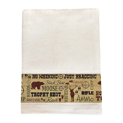 Laural Home Welcome To The Lodge Bath Towel